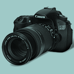 The Canon 60D camera.